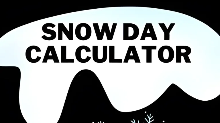 snow day calculator